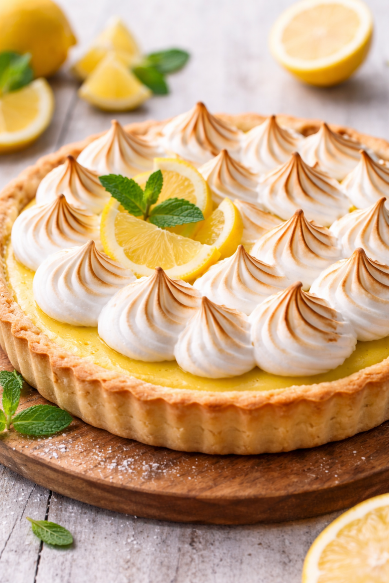 Tarte au citron meringuée : un grand classique de la pâtisserie