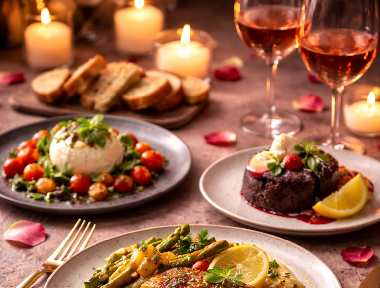 Menu gourmand pour un dîner romantique à la maison