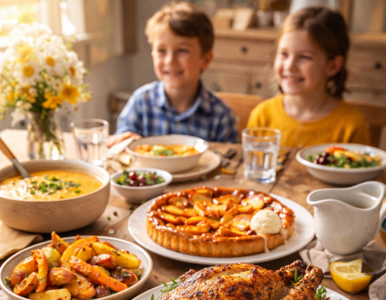 Menu gourmand spécial week-end en famille